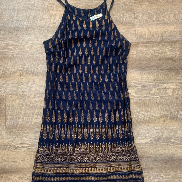 Lapogee Sleeveless thin strip Dress Sz L - Picture 1 of 9